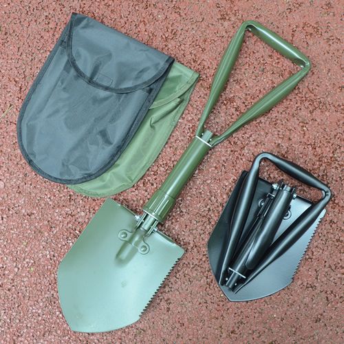 戶外野營用具大號工兵鏟多功能工兵鏟子三折疊工兵鏟鐵鏟